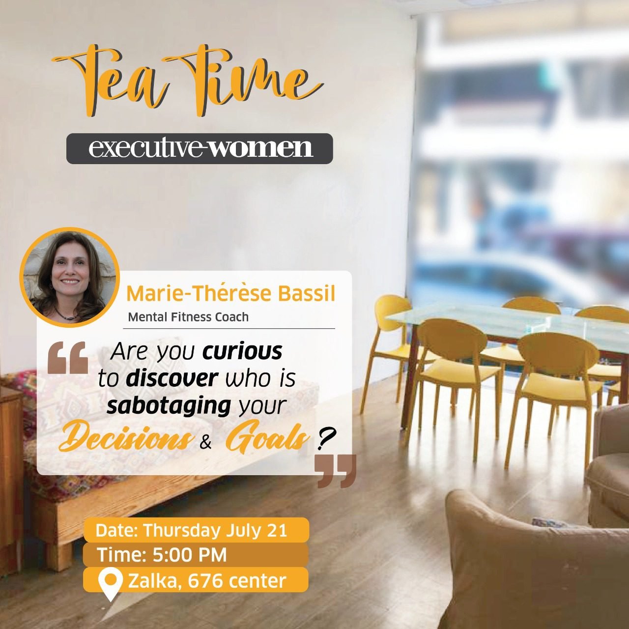 Tea Time with Marie-Therese Bassil